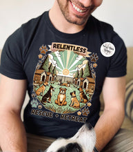 Load image into Gallery viewer, Relentless Rescue + Retreat Fundraiser Tee (4 color options)