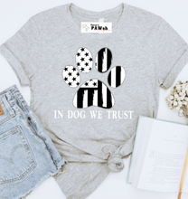 Load image into Gallery viewer, IN DOG WE TRUST | Unisex T-Shirt (2 color options)