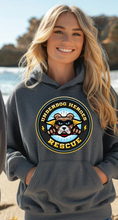 Load image into Gallery viewer, Underdog Heroes Rescue Logo-UNISEX | Dark Gray Hoodie