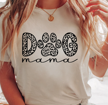 Load image into Gallery viewer, Dog Mama (Leopard) | Unisex T-Shirt (2 color options)