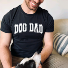 Load image into Gallery viewer, DOG DAD (Varsity) | Unisex T-Shirt (2 color options)