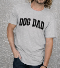 Load image into Gallery viewer, DOG DAD (Varsity) | Unisex T-Shirt (2 color options)