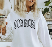 Load image into Gallery viewer, Dog Mom (Varsity) | Unisex Crewneck (2 color options)