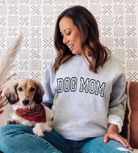 Load image into Gallery viewer, Dog Mom (Varsity) | Unisex Crewneck (2 color options)