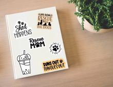 Load image into Gallery viewer, Life goal RESCUE ALL the Dogs |Vinyl Sticker
