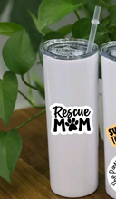 Load image into Gallery viewer, Rescue Mom (paw) | Vinyl Sticker