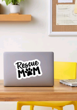 Load image into Gallery viewer, Rescue Mom (paw) | Vinyl Sticker