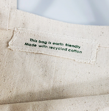 Load image into Gallery viewer, HSOD-Eco Friendly Recycled Cotton Canvas Basic Tote Bags