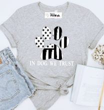 Load image into Gallery viewer, IN DOG WE TRUST | Unisex T-Shirt (2 color options)
