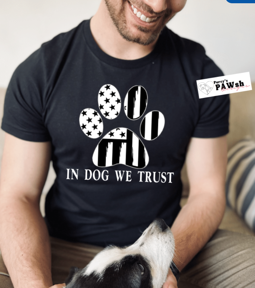 IN DOG WE TRUST | Unisex T-Shirt (2 color options)