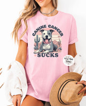 Load image into Gallery viewer, CANINE CANCER SUCKS **MADE TO ORDER** | SHIRT FUNDRAISER
