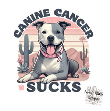 Load image into Gallery viewer, CANINE CANCER SUCKS **MADE TO ORDER** | SHIRT FUNDRAISER
