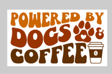 Load image into Gallery viewer, Dogs and Coffee | Vinyl Sticker
