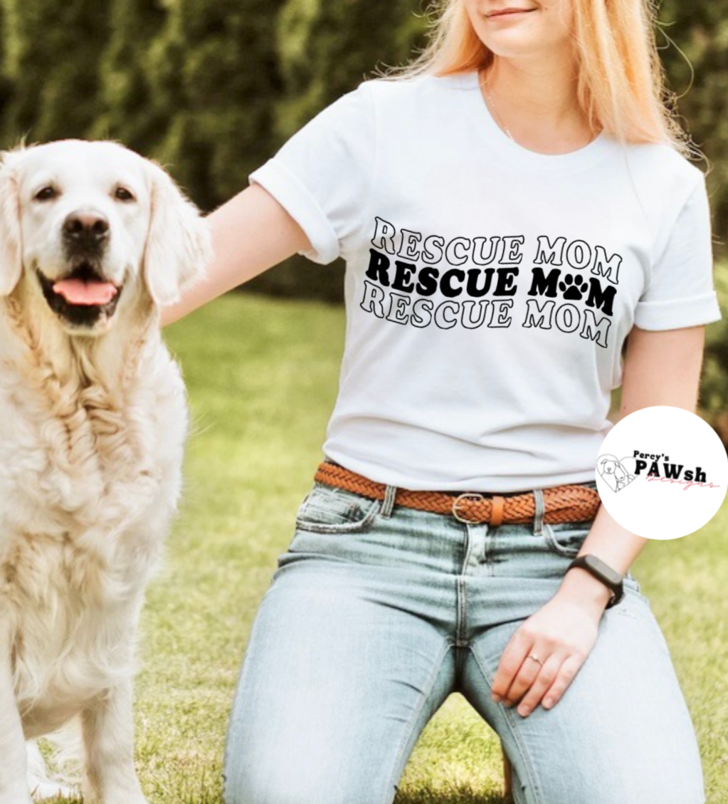 RESCUE MOM | T-Shirt (2 color options)