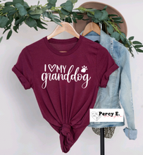 Load image into Gallery viewer, I Love my GrandDOG | Unisex T-Shirt
