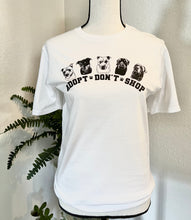 Load image into Gallery viewer, Adopt Don&#39;t Shop Tee
